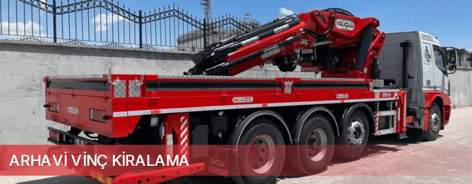 Arhavi İlçemi Vinç Kiralama